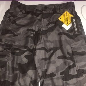 Burnside camo cargo shorts